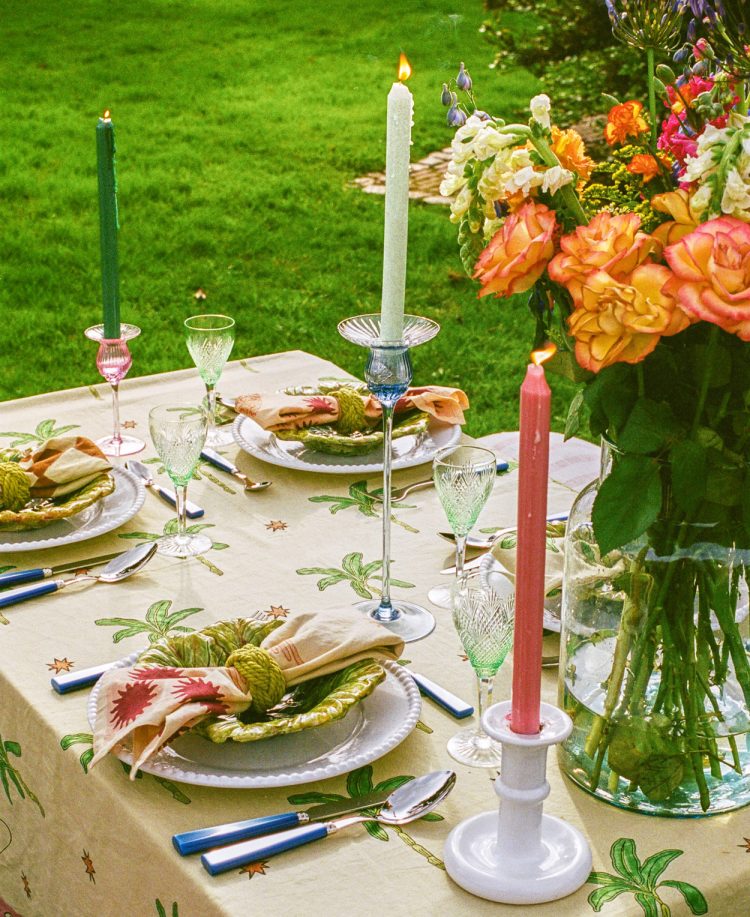 The Green Palmtree Tablecloth