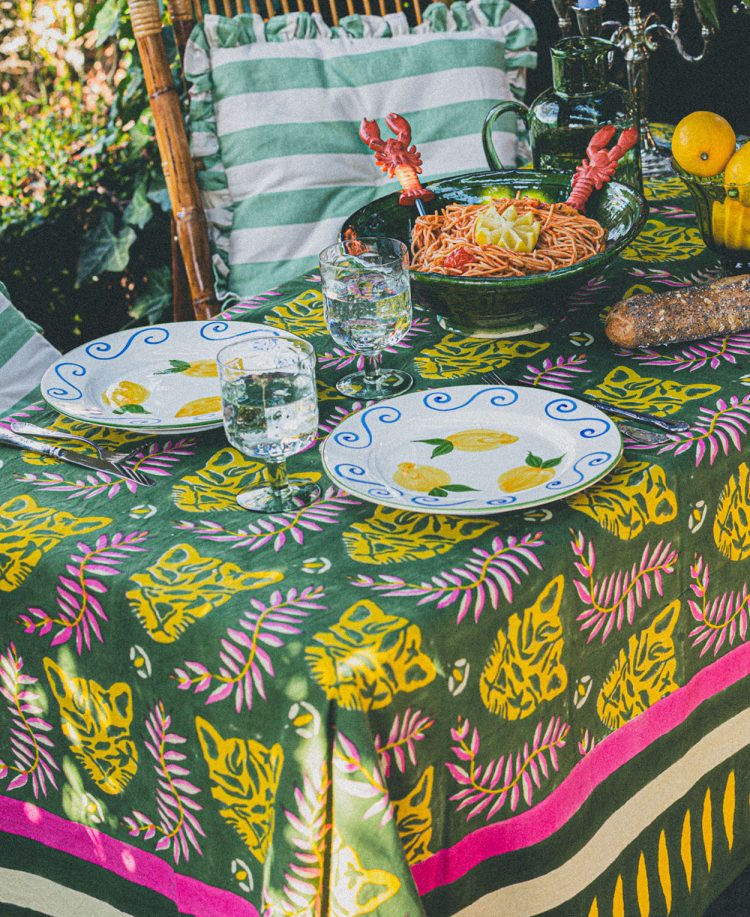 Tiger Ziggy Tablecloth