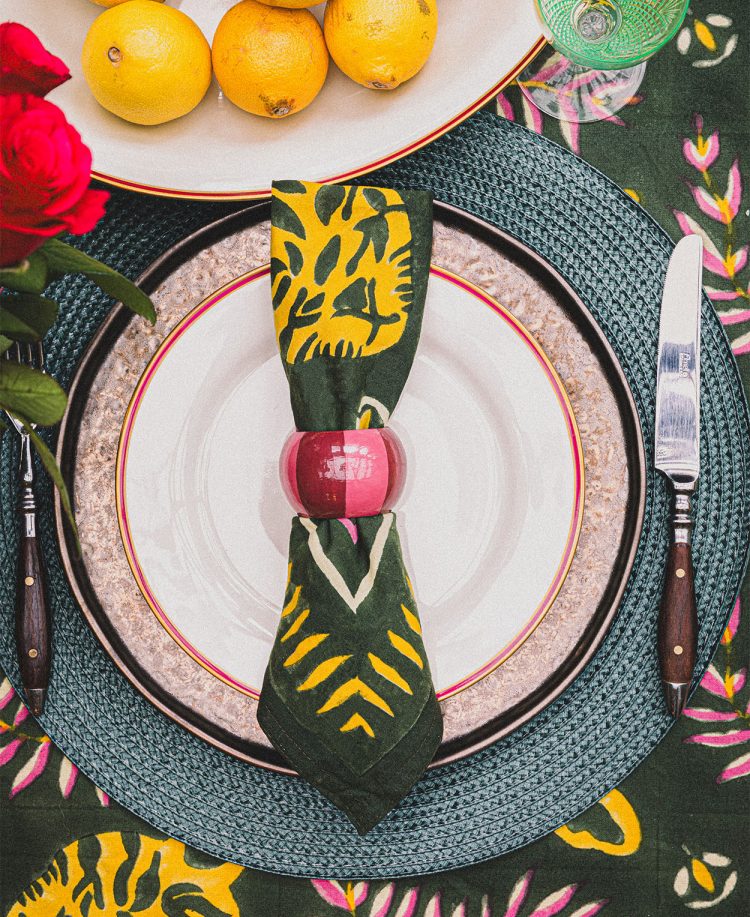 Tiger Ziggy Napkin Set of 2